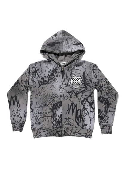 Xotic Graffiti jacket(grey)