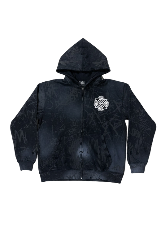 Xotic Graffiti Jacket (Black)