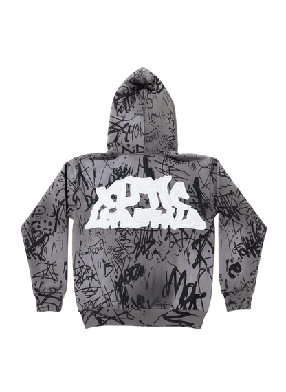 Xotic Graffiti jacket(grey)