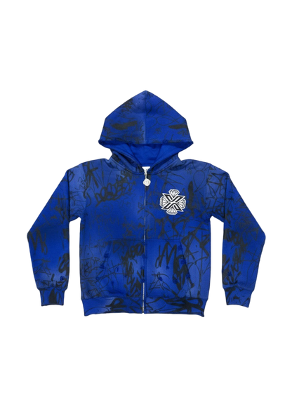 Xotic Graffiti Jacket (Blue)