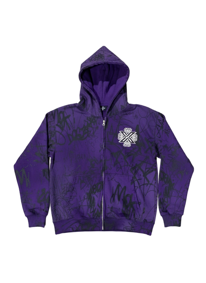 Xotic Graffiti sweat suit (Purple)
