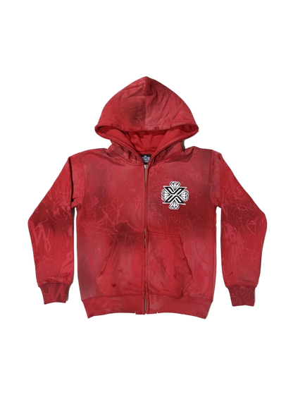 Xotic Graffiti Jacket (Red)