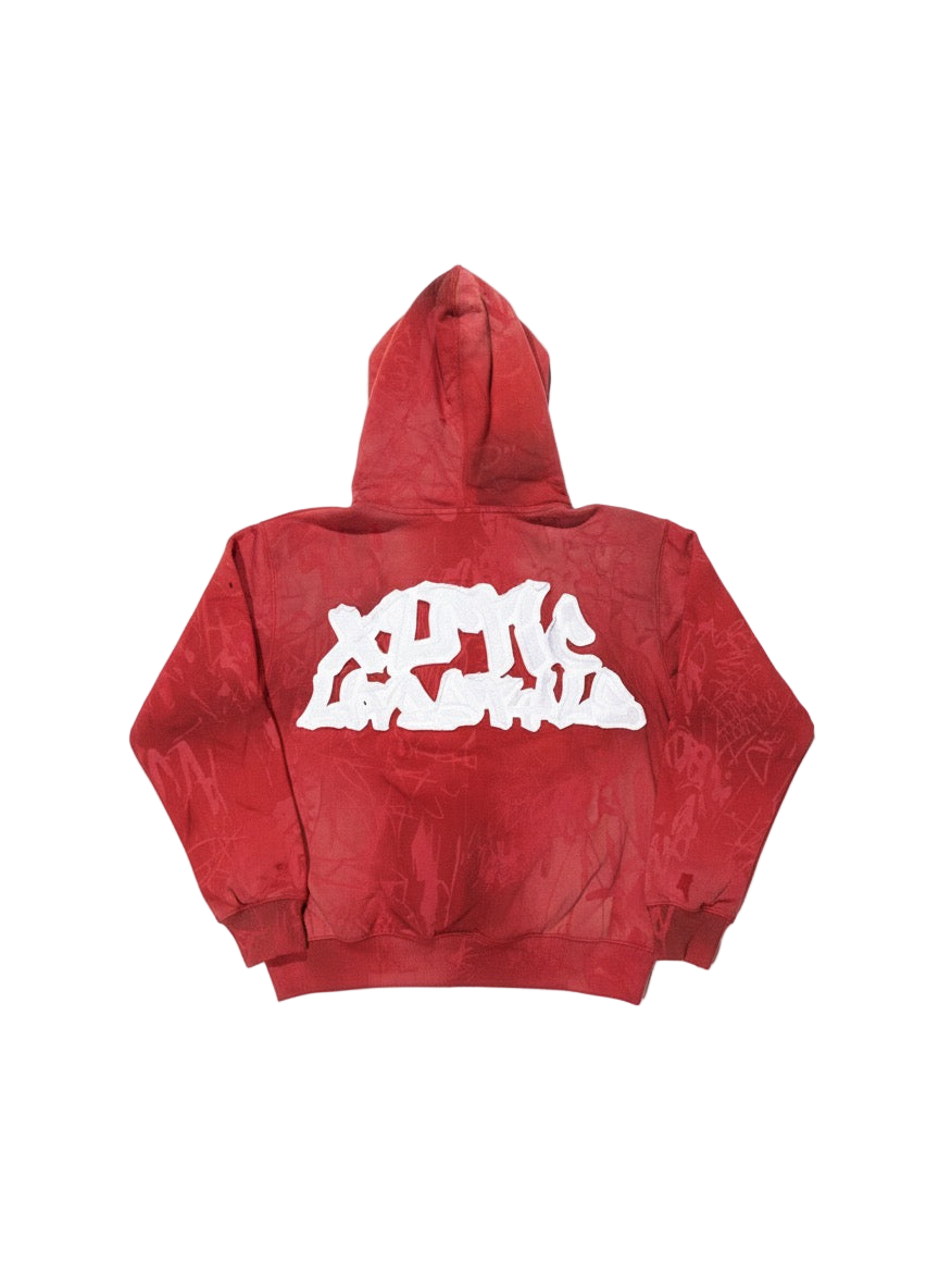 Xotic Graffiti Jacket (Red)